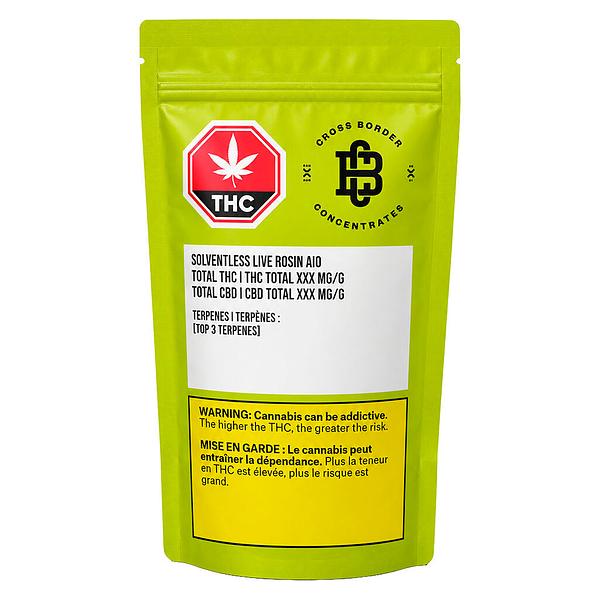 Cross Border Concentrates - Solventless Live Rosin AIO