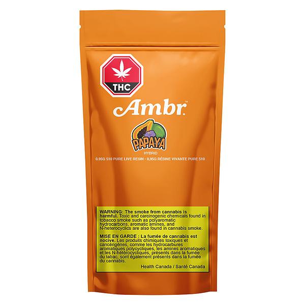 AMBR - Papaya Pure Live Resin 510 Thread Cartridge