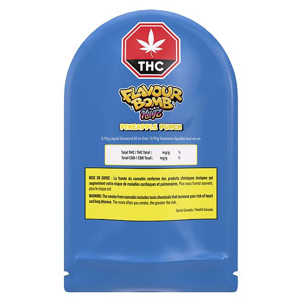 Nugz - Flavour Bomb Pineapple Punch Liquid Diamond All In One