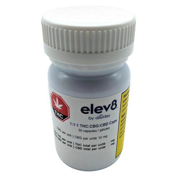elev8 by DayDay - 1:1:1 THC:CBG:CBD Caps