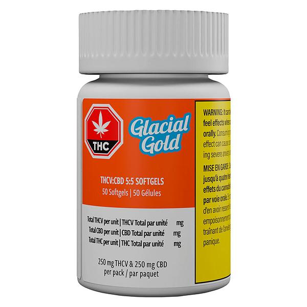 Glacial Gold - Thcv:Cbd 5:5 Softgels