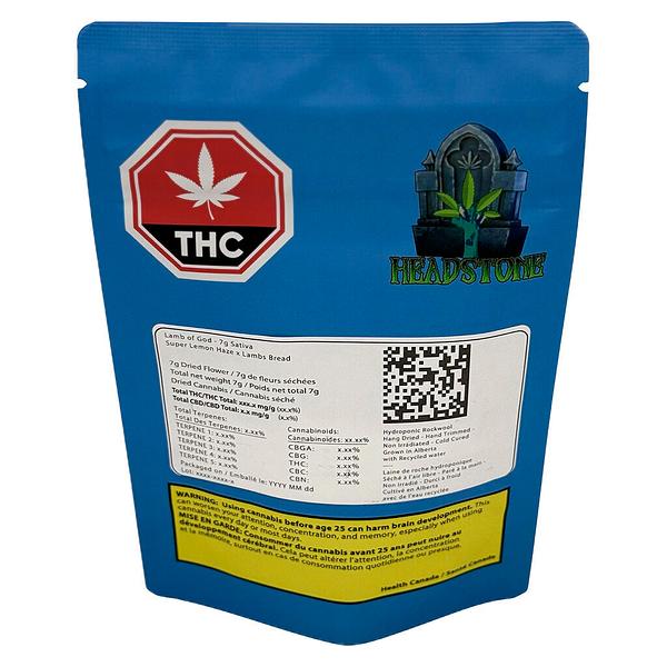 HeadStone Cannabis - Lamb Of God - Sativa