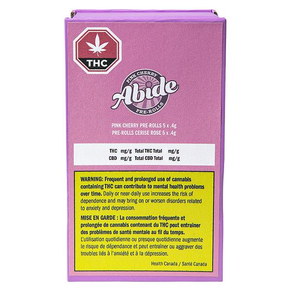 Abide - Pink Cherry Pre Roll image 2