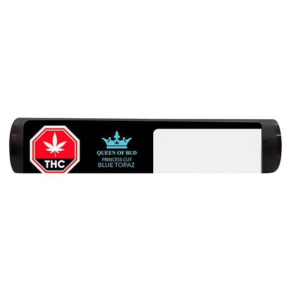 Queen of Bud - Princess Cut Blue Topaz Infused Pre Roll image 2