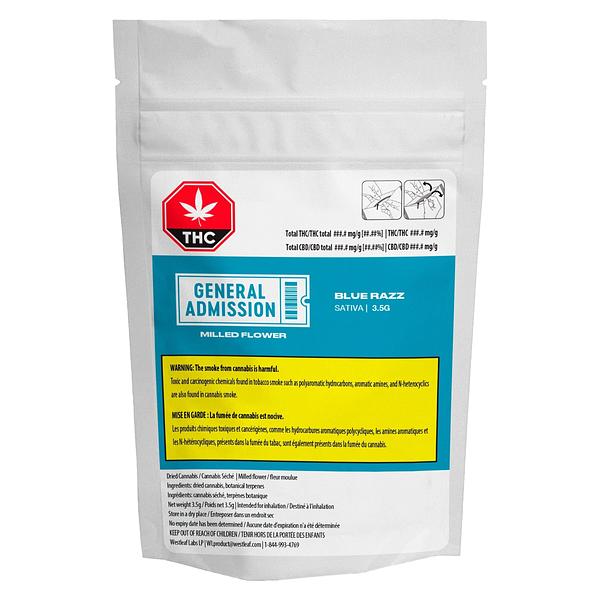 General Admission - Blue Razz Milled Flower image 2