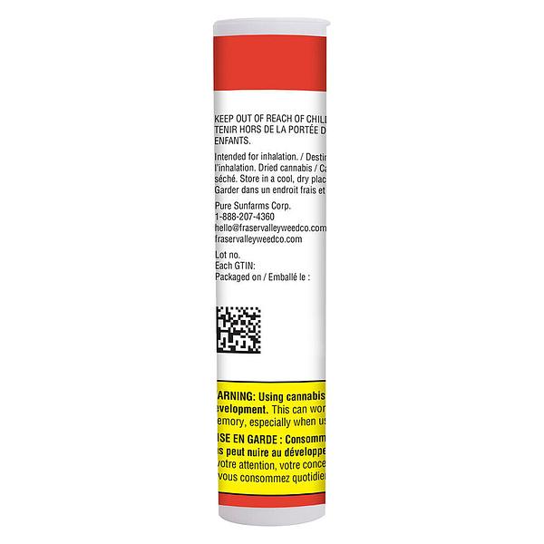 The Original Fraser Valley Weed Co. - Little Red Pre-Rolls