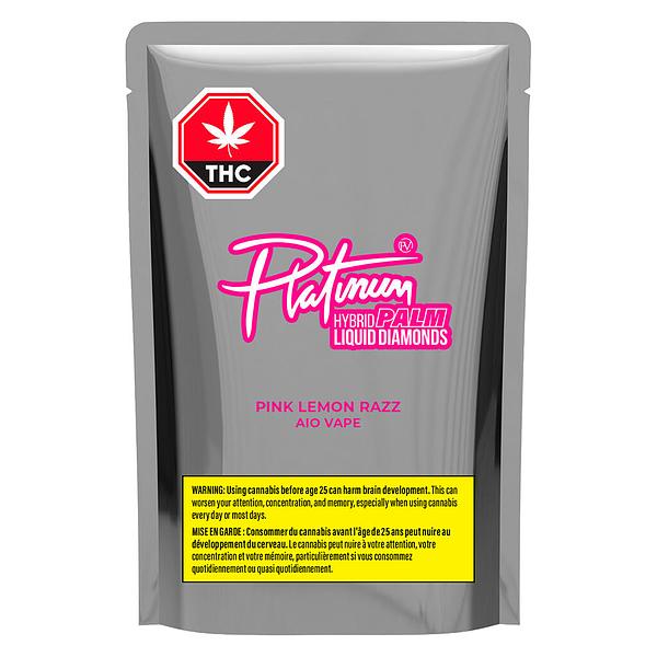 Platinum - Pink Lemon Razz Liquid Diamond AIO Vape