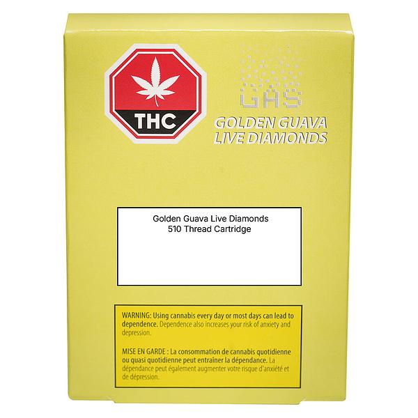 (GAS) - Golden Guava 510 Live Diamond Cartridge