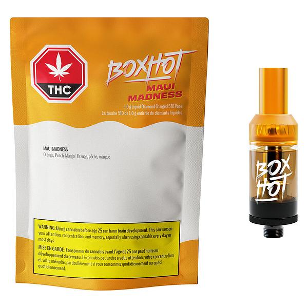 BOXHOT - Maui Madness Liquid Diamond Charged 510 Thread Cartridge