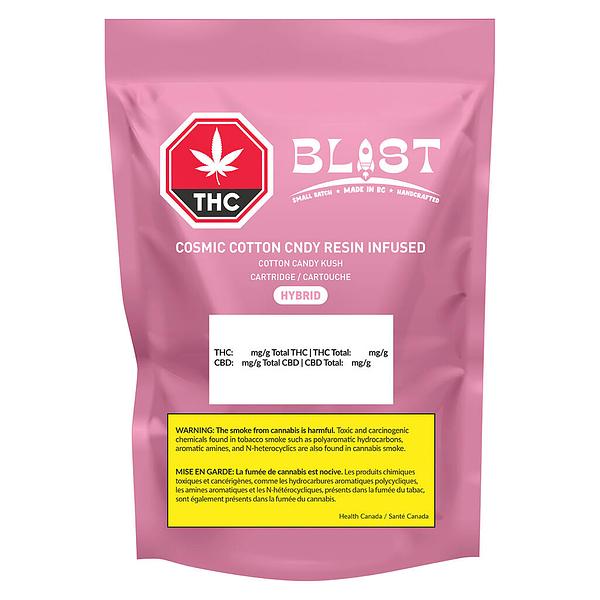 BLAST - Cosmic Cotton Candy Resin Infused 510 Thread Cartridge image 2