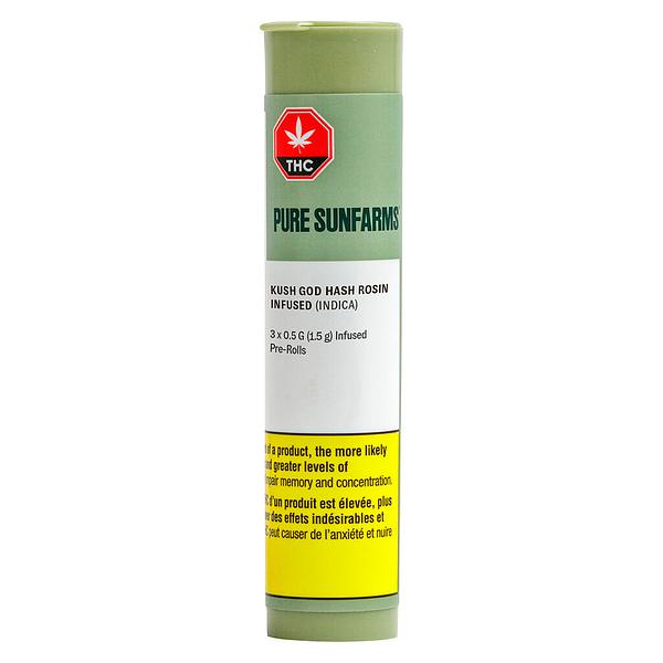 Pure Sunfarms - Kush God Hash Rosin Infused Pre-Roll