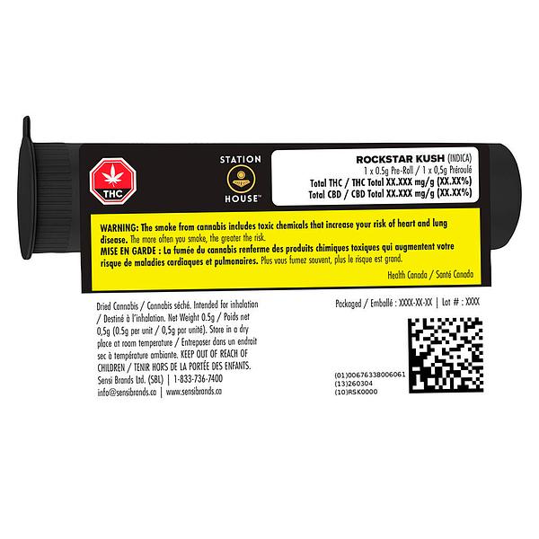 Station House - Rockstar Kush Pre Roll