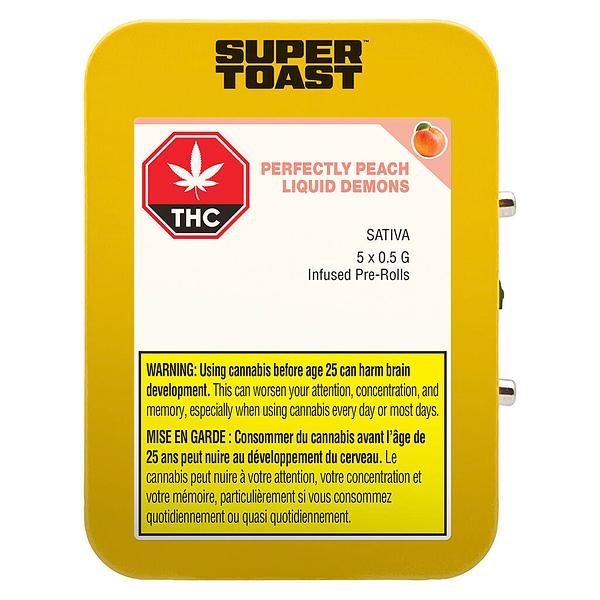 Super Toast - Perfectly Peach Liquid Demons Infused Pre Roll
