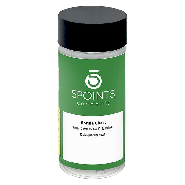5 Points Cannabis - Gorilla Ghost Pre Roll