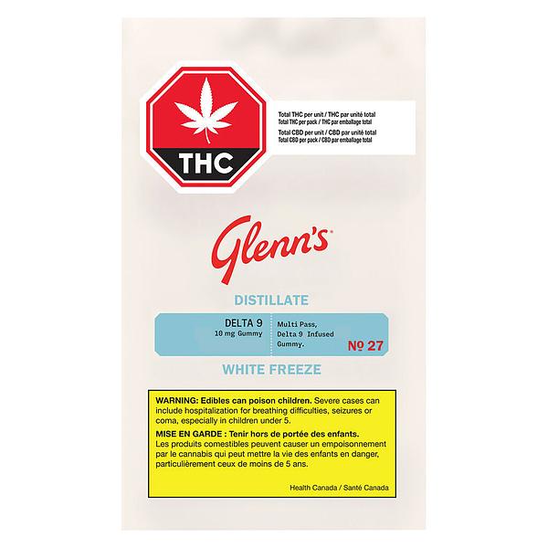Glenn's - no.27 100’s Distillate Delta 9 - White Freeze Carton