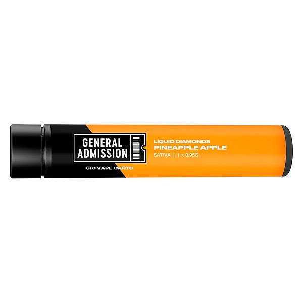 General Admission - Pineapple Apple Liquid Diamond Blend 510 Thread Cartridge