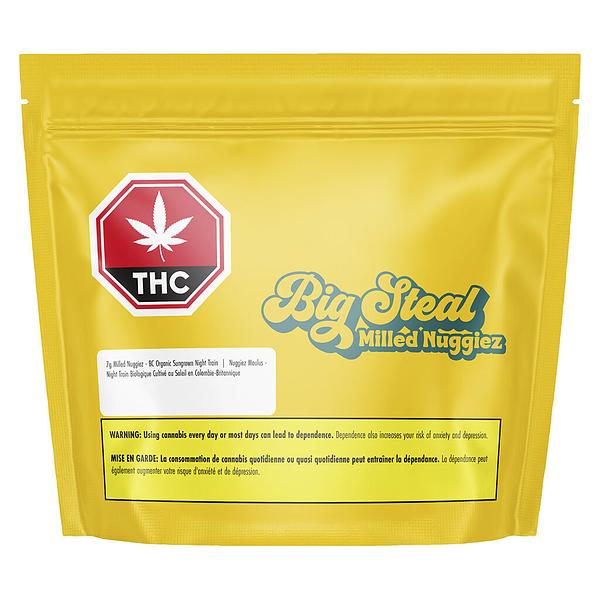 Thrifty (Big Steal) - Thrifty Milled Nuggiez - BC Organic Sungrown Night Train
