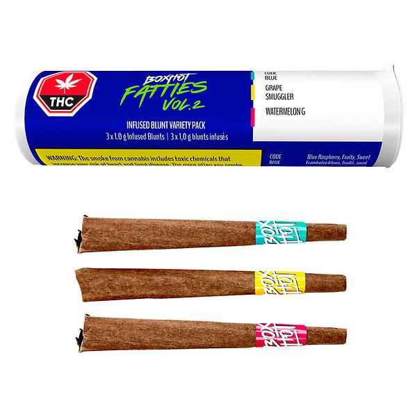BOXHOT Fatties - Vol. 2 Infused Blunt Variety Pack Pre-Rolls