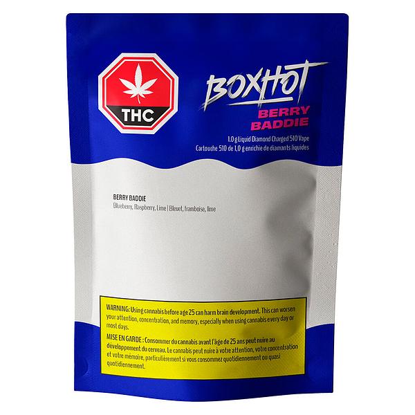 BOXHOT - Berry Baddie Liquid Diamond Charged 510 Thread Cartridge