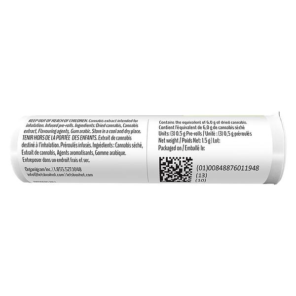 BOXHOT - Diamond Doobies Deluxe Pineapple Purps Infused Pre Roll