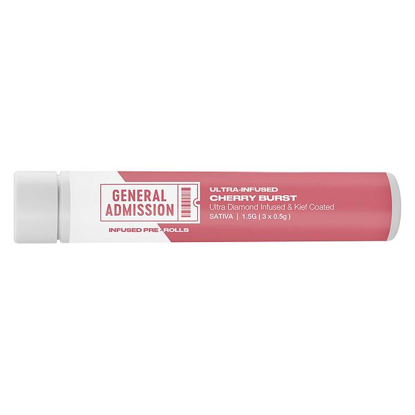 General Admission - Cherry Burst Diamond Infused Pre-Rolls