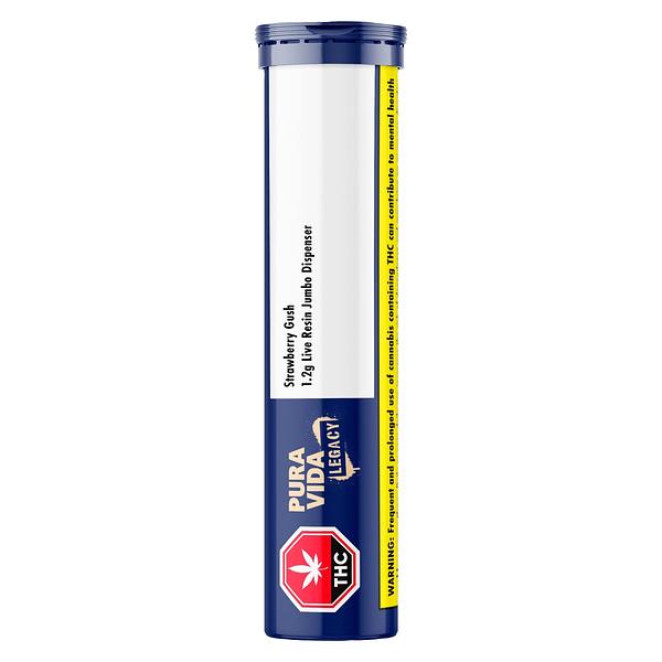 Pura Vida - Strawberry Gush Live Resin Jumbo Dispenser image 2
