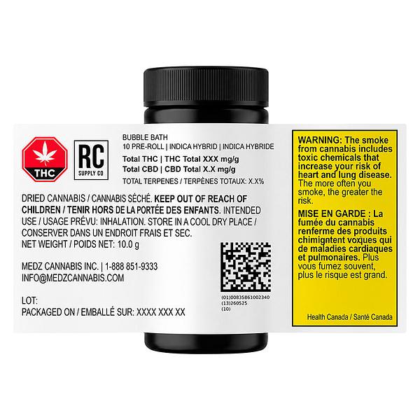 Royal Cannabis Supply Co. - Bubble Bath Pre-Roll