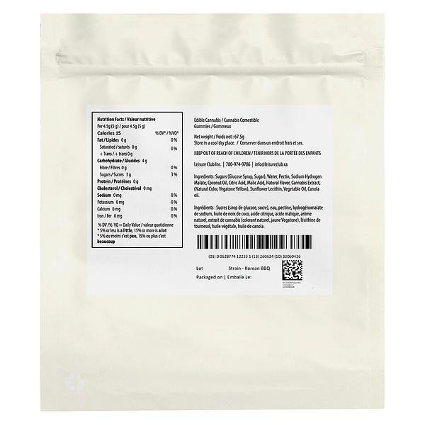 Leisure Club - Live Rosin Sour Peach Soft Chews