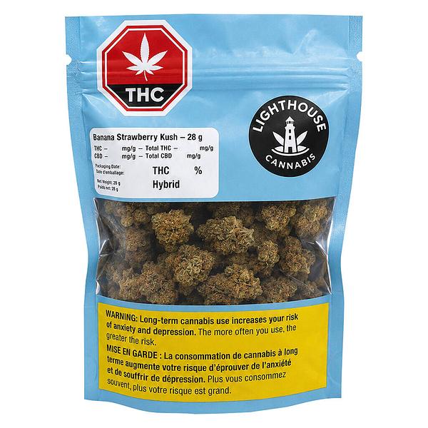 Lighthouse Cannabis Ottawa - Banana Strawberry Kush
