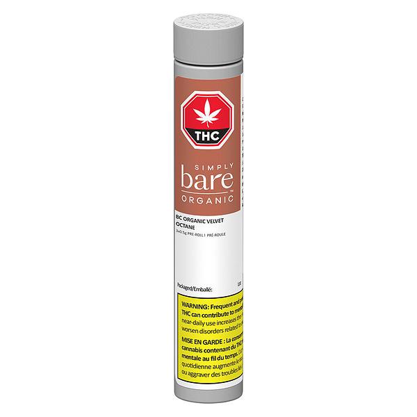 Simply Bare - BC Organic Velvet Octane Pre-Rolls