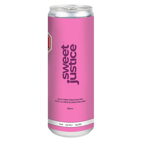 Sweet Justice - Black Cherry Cream Soda Free 10thc + 10 Cbg