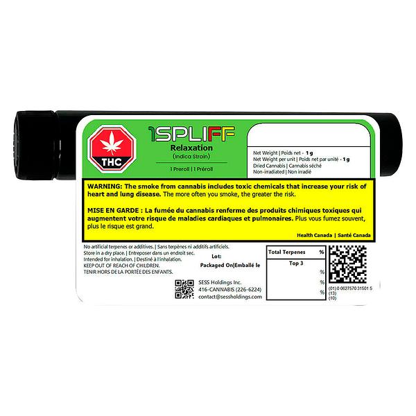1Spliff - Relaxation Pre-Roll