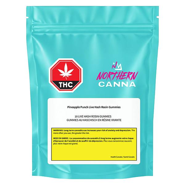 Northern Canna - Pineapple Punch Live Hash Rosin Gummies
