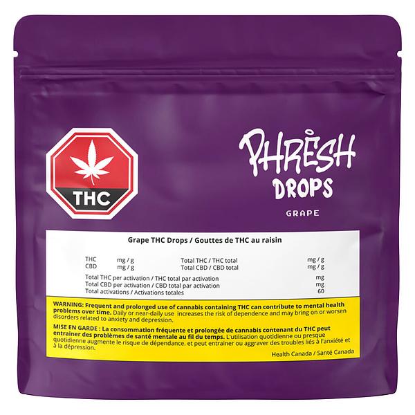 Phresh Thc Drops - Grape Thc Drops