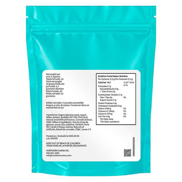 Northern Canna - Pineapple Punch Live Hash Rosin Gummies