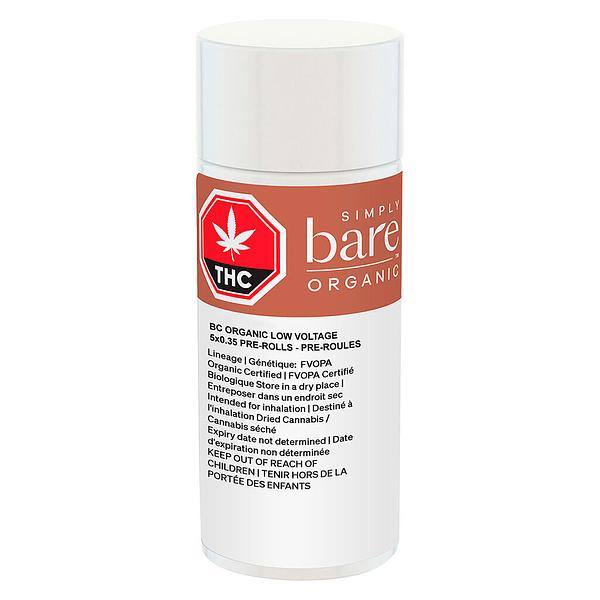 Simply Bare - Bc Organic Low Voltage Pre Roll