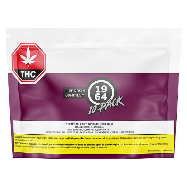 1964 - THC:CBD Cherry Cola Live Rosin Gummies