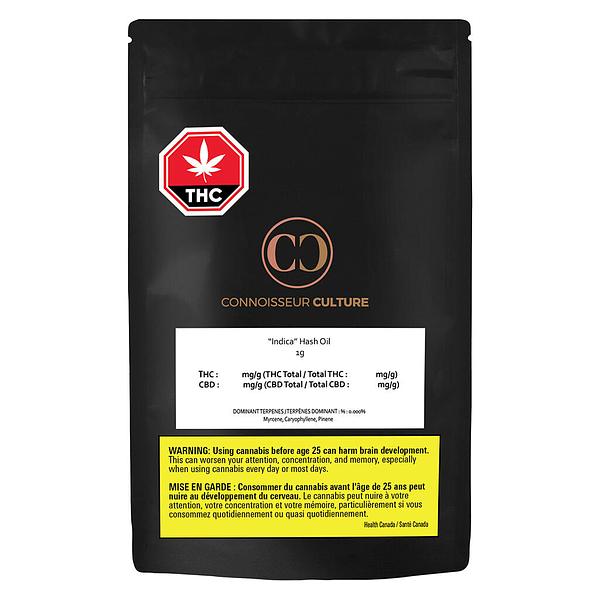 Connoisseur Culture - Indica Hash Oil