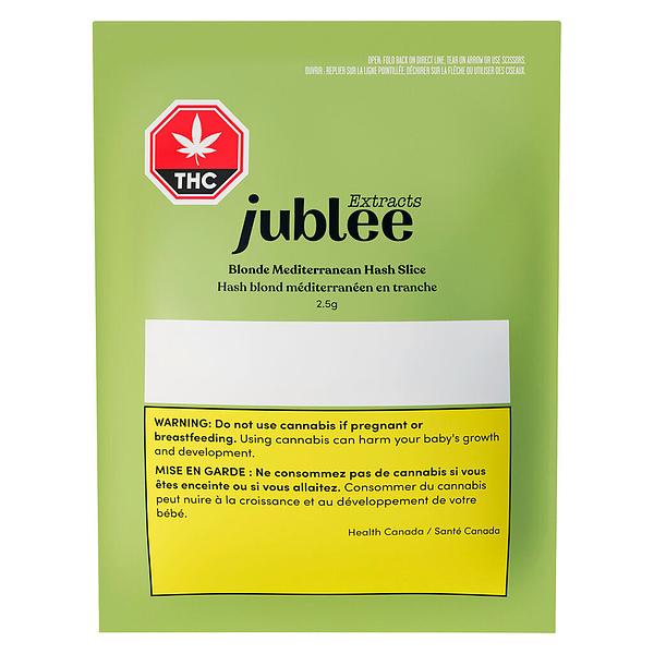Jublee Extracts - Blonde Mediterranean Hash Slice