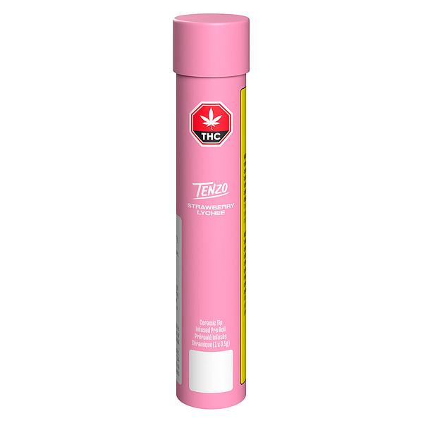 Tenzo - Strawberry Lychee Ceramic Tip Infused Pre Roll
