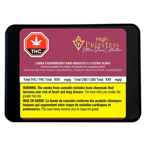 High Priestess - Libra Strawberry And Hibiscus 1:1 Ultra Slims