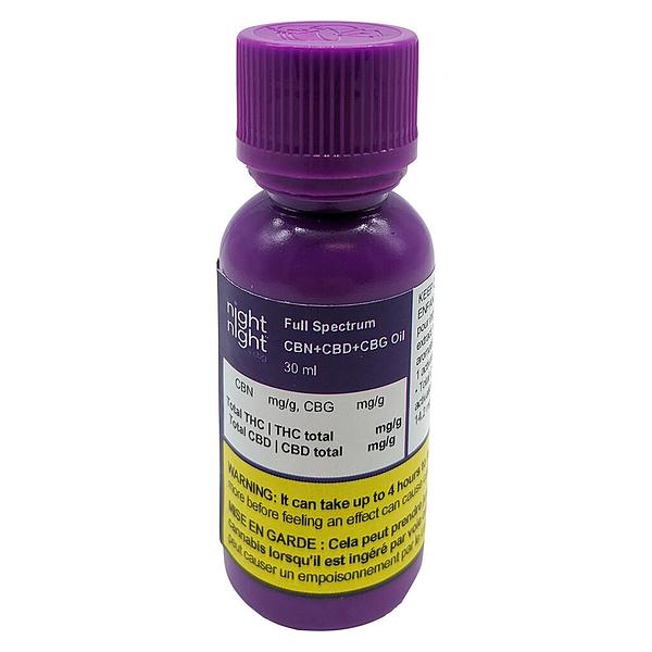 NightNight - Full Spectrum Cbn+Cbd+Cbg Oil