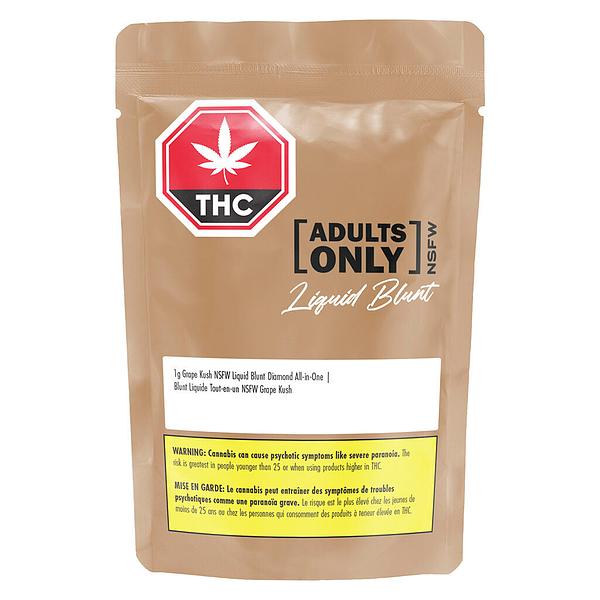 Adults Only - Grape Kush Nsfw Liquid Blunt Diamond All In One