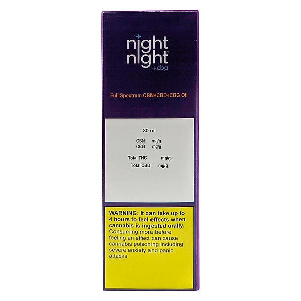 NightNight - Full Spectrum Cbn+Cbd+Cbg Oil