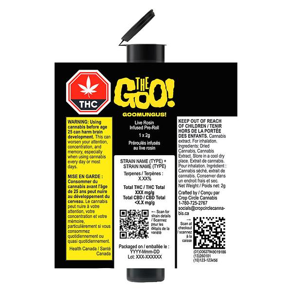 The Goo! - Goomungus! Live Rosin Infused Pre Roll