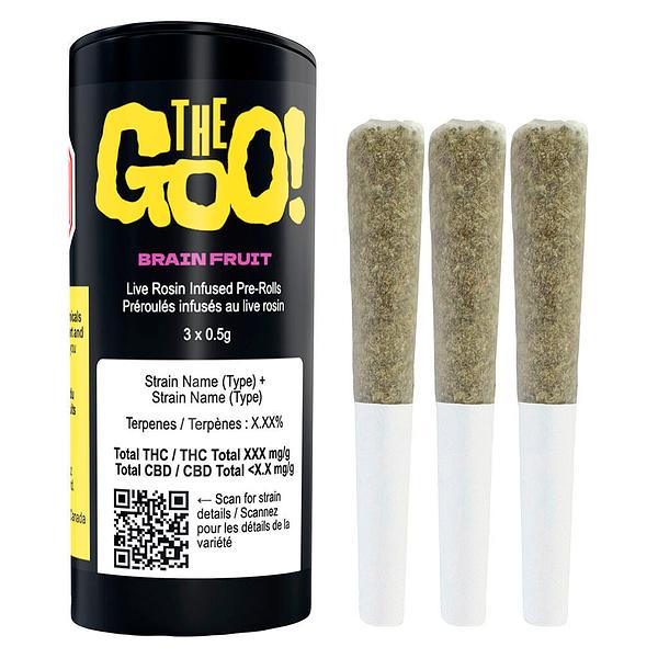 The Goo! - Brain Fruit Live Rosin Infused Pre Roll