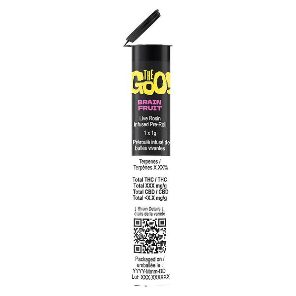 The Goo! - Brain Fruit Live Rosin Infused Pre Roll