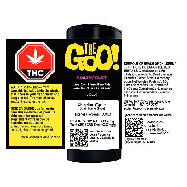 The Goo! - Brain Fruit Live Rosin Infused Pre Roll