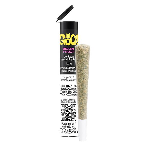The Goo! - Brain Fruit Live Rosin Infused Pre Roll