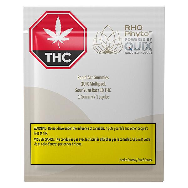 RHO Phyto - Rapid Act Gummies Quix Multipack Sour Yuzu Razz 10 Thc